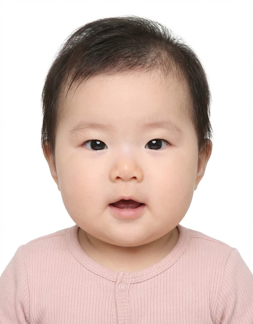 증명사진 결과